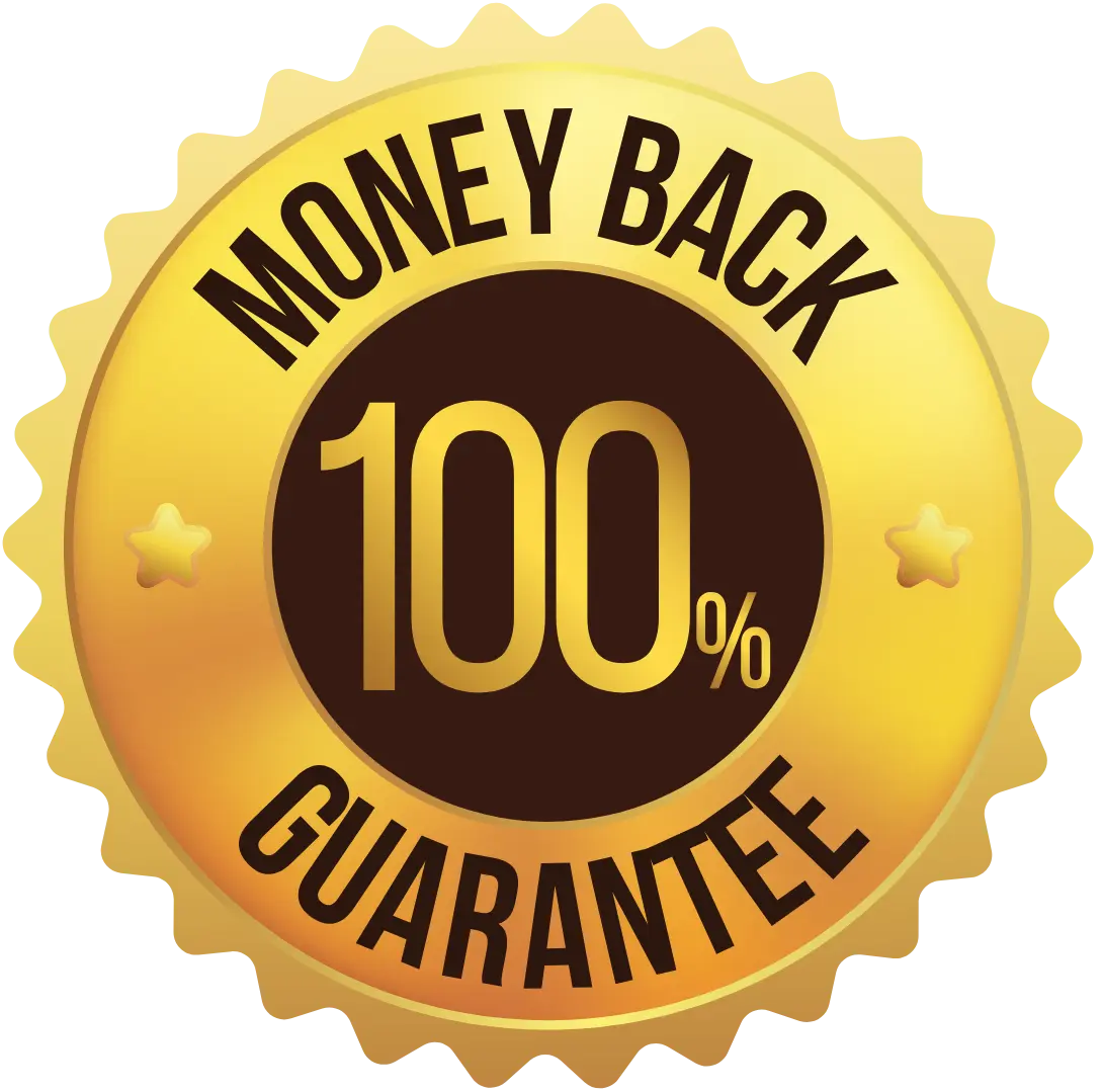 SodaBurn guarantee badge